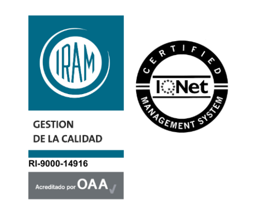 LOGO ISO 9001-14916 SEMISA IRAM, IQNET, OAA